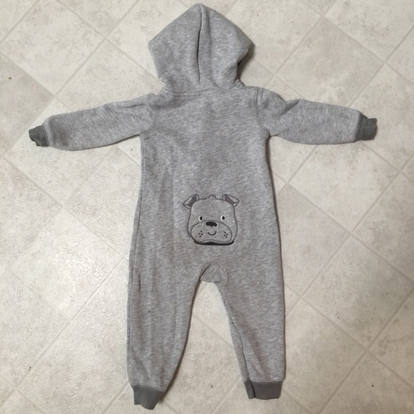 Grey Baby Romper/Jumpsuit - Picture 3 of 3
